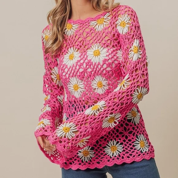 Petal Crochet Cover-Up - Picture 6 of 6